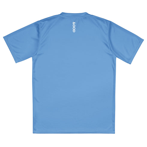 Basketball &God Sky Recycled Unisex Sports Jersey T-Shirt